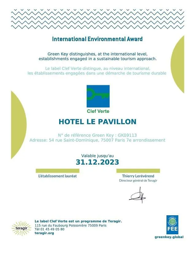 Le Pavillon Hotel Παρίσι